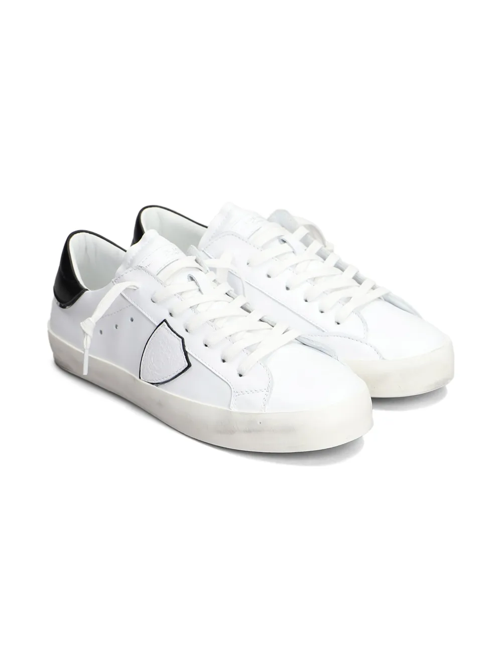 Philippe Model Kids leather sneakers White