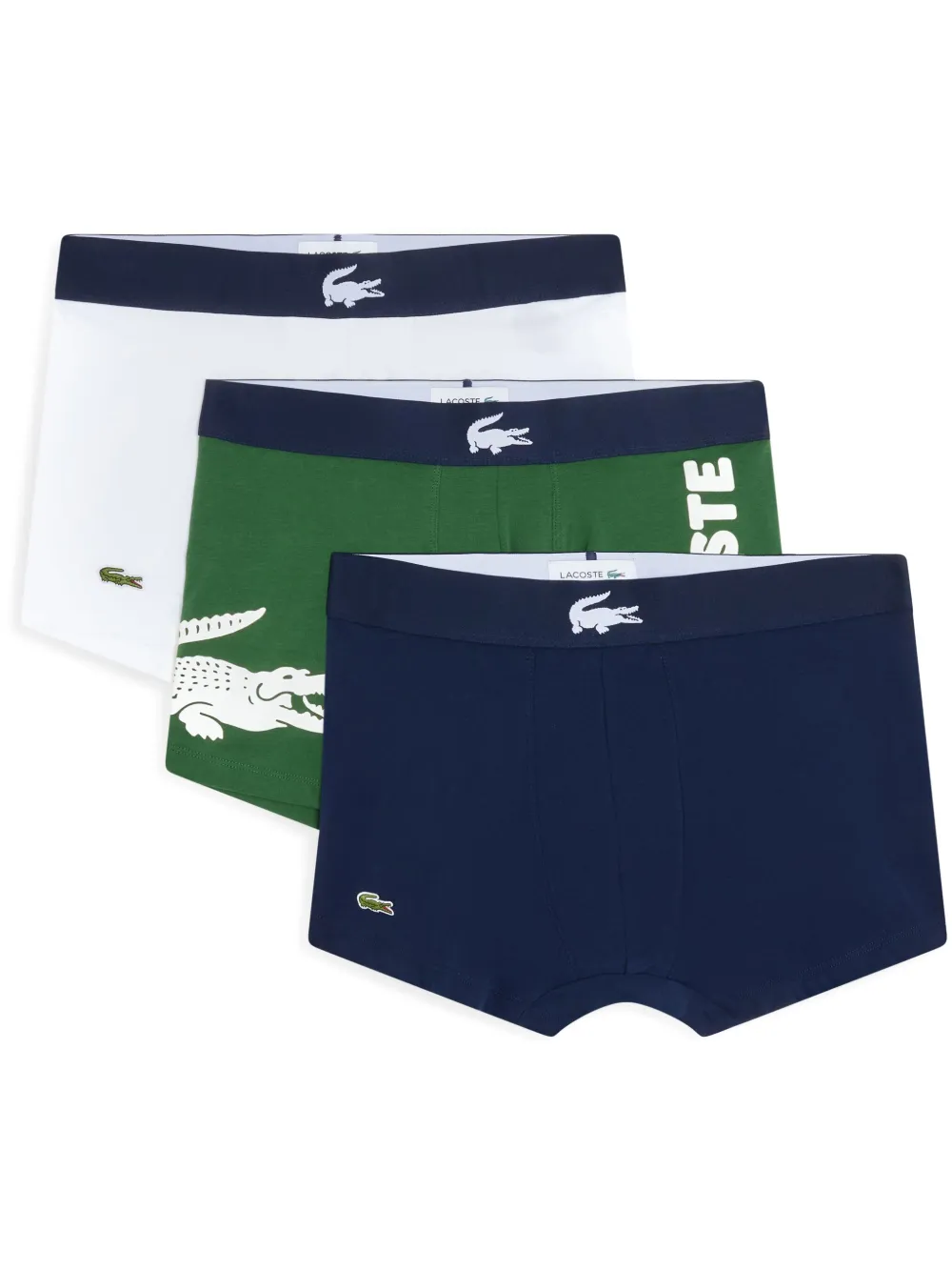 Lacoste logo-waistband boxers (pack of three)