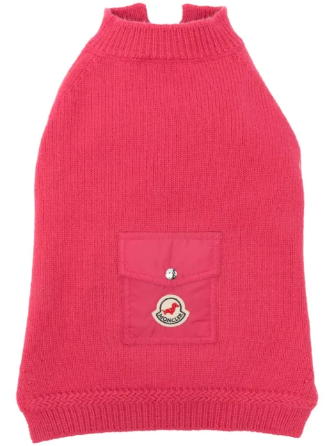 Moncler x Poldo logo-patch sweater