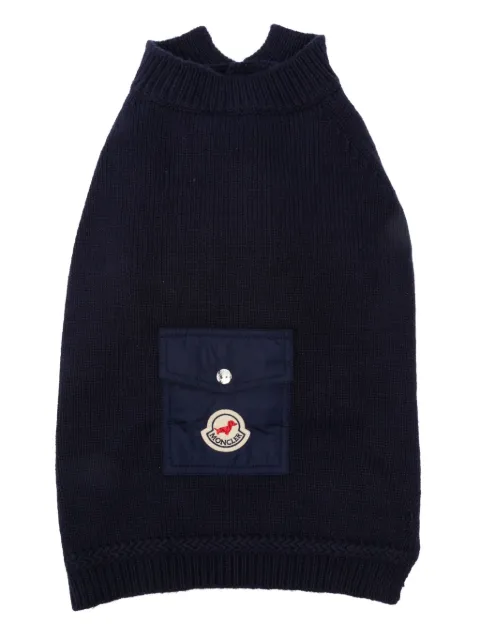 Moncler x Poldo logo-patch sweater    