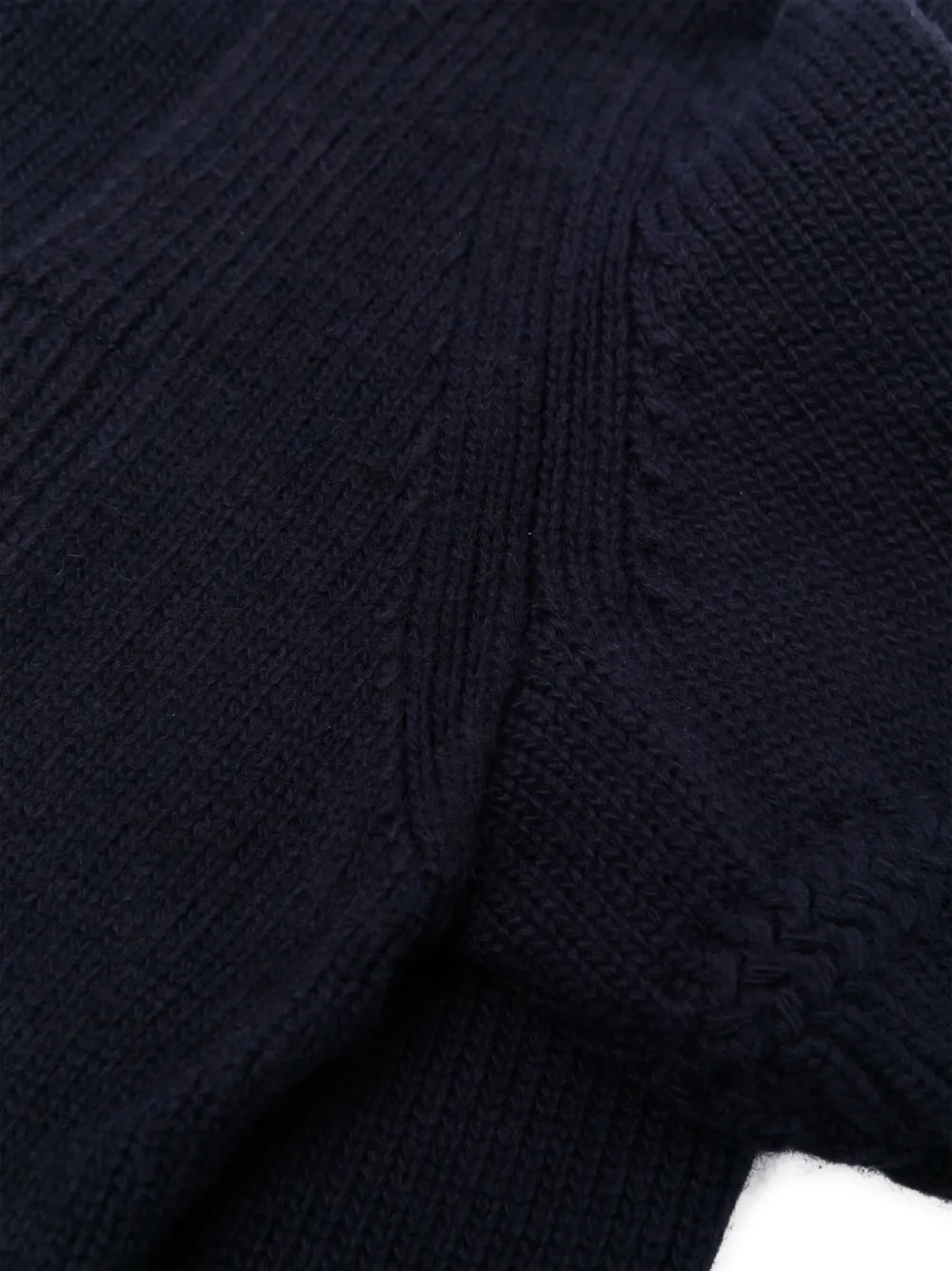 Moncler Genius Logo-patch Sweater In Blue