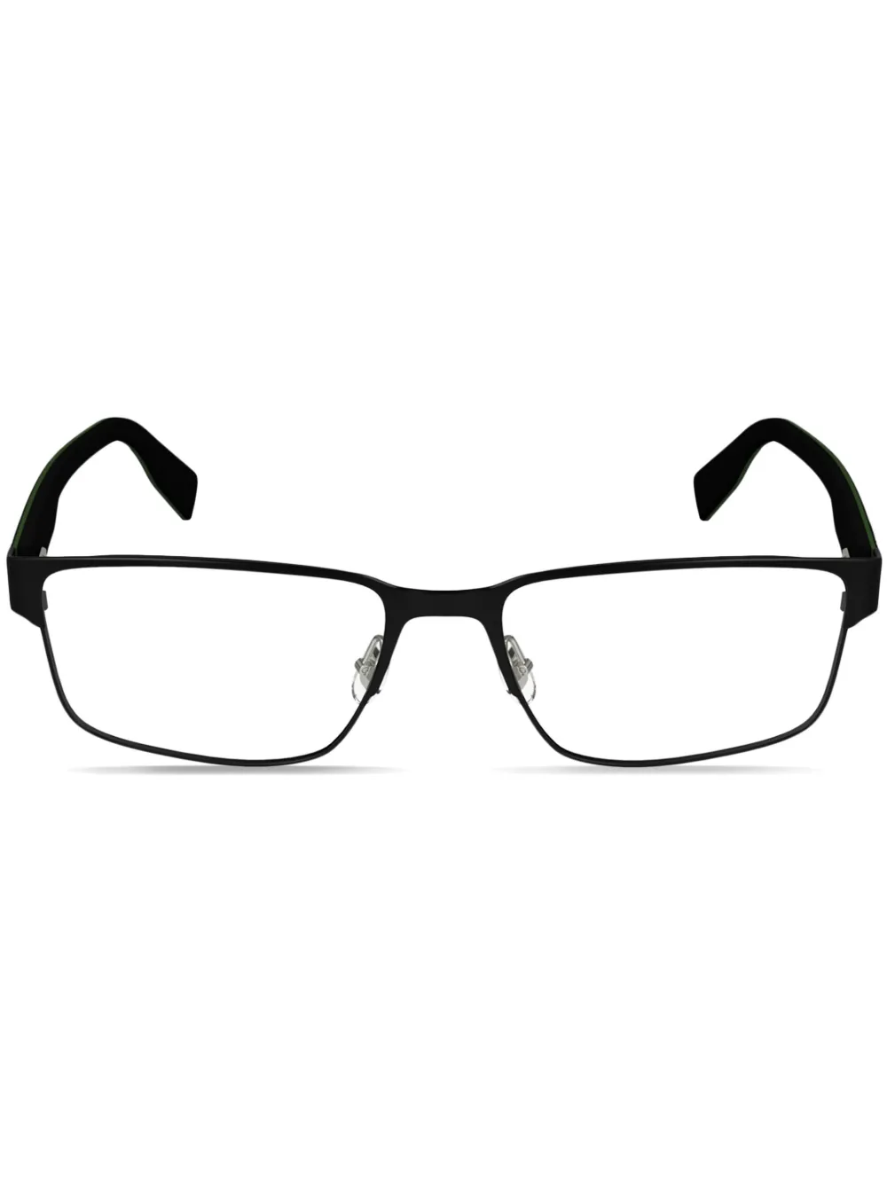 Lacoste lentes con armazón geométrica | negro | Image 1