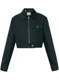 Lacoste logo-embroidered jacket - Green