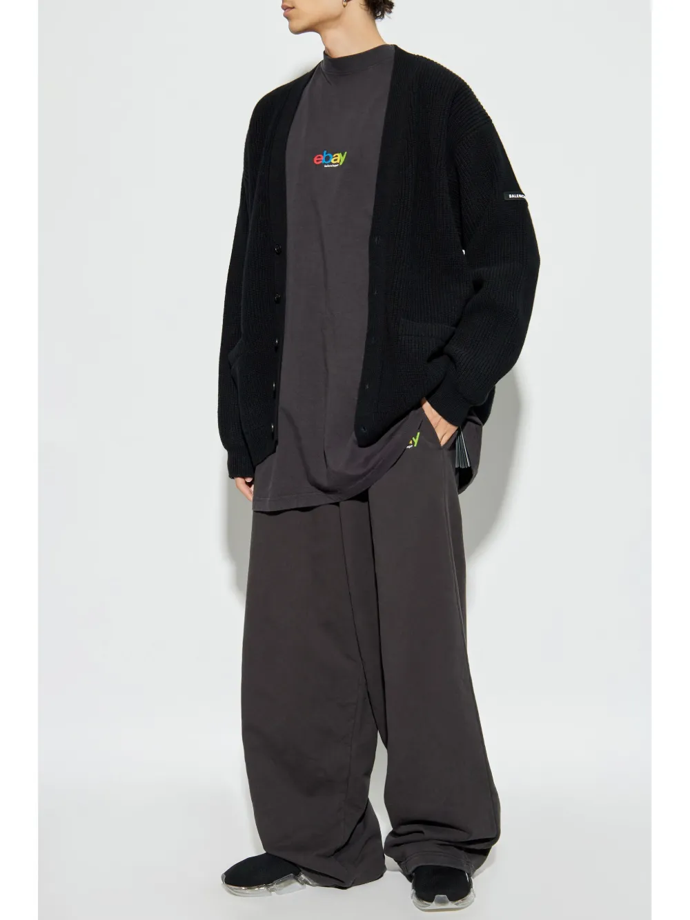 Cheap Balenciaga wool cardigan Men