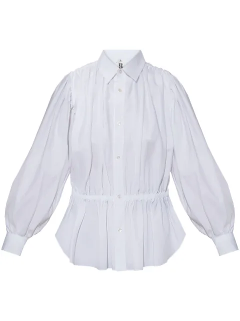 Noir Kei Ninomiya ruched-detail shirt