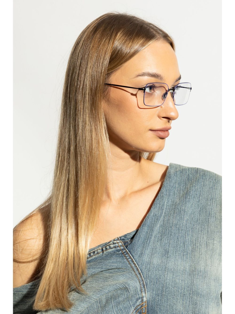 Balenciaga Eyewear Invisible glasses - Zwart