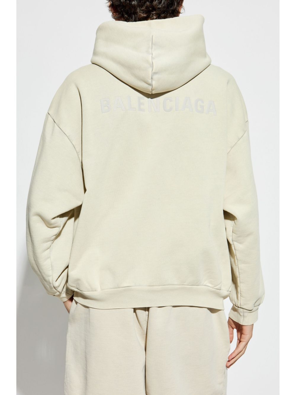 Balenciaga logo-print hoodie Men