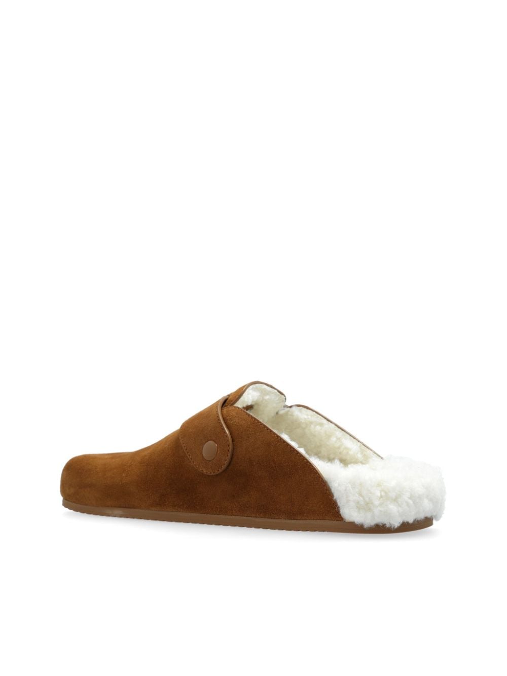 Shop Balenciaga Logo-engraved Slippers In Brown