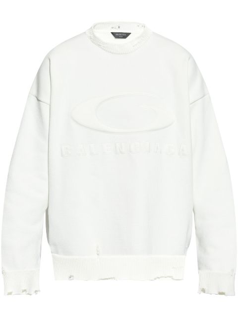 Balenciaga logo-embossed sweatshirt Men