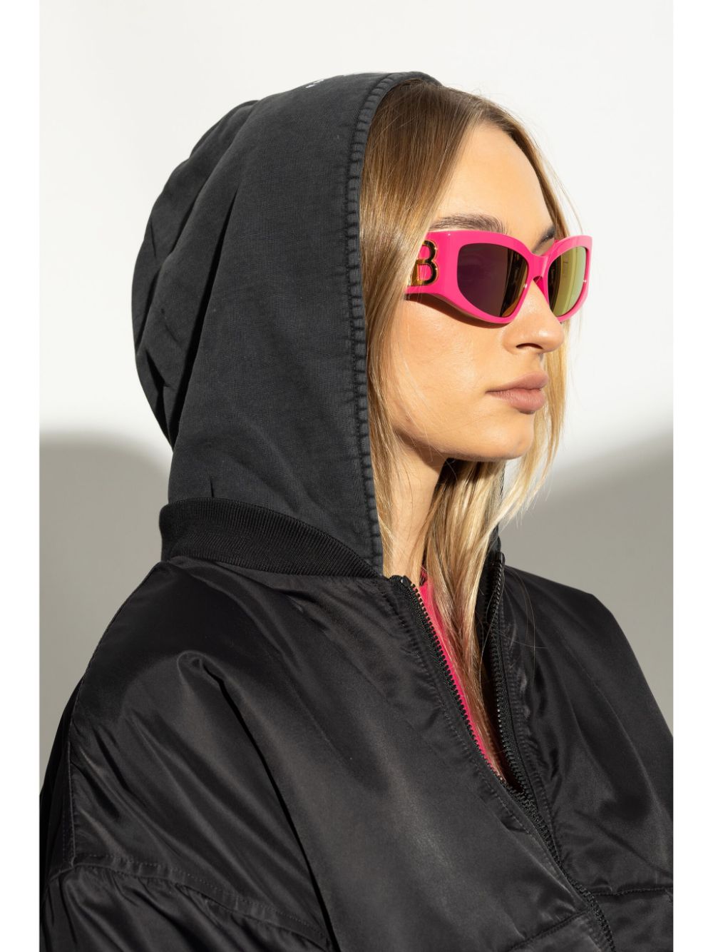 Balenciaga Eyewear Bossy sunglasses - Roze