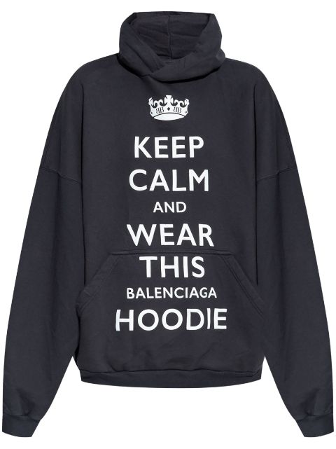 Balenciaga Keep Calm hoodie Women