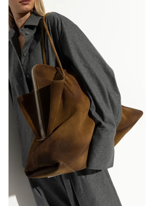 The Attico Large La Passeggiata Tote Bag | Brown | FARFETCH