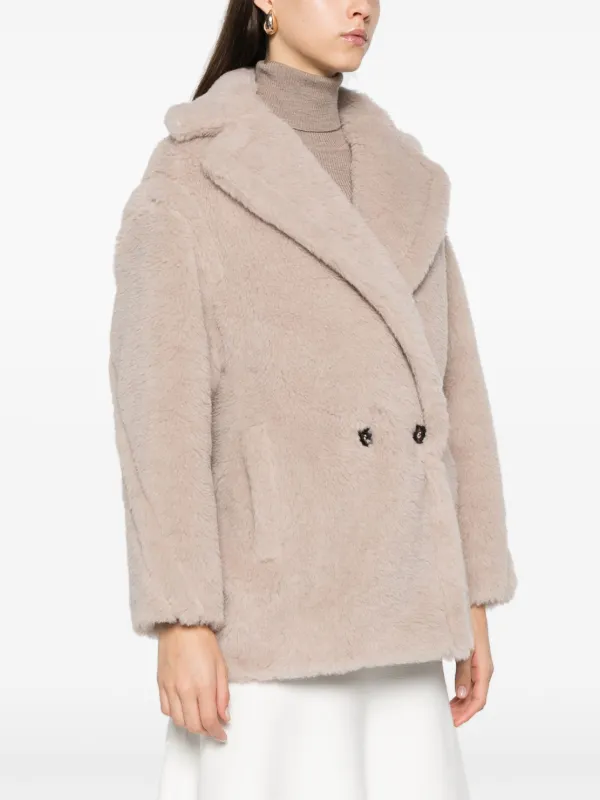 Max Mara エコファー ジャケット | ニュートラル | FARFETCH JP