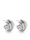 Monica Vinader small Heirloom hoop earrings - Silver