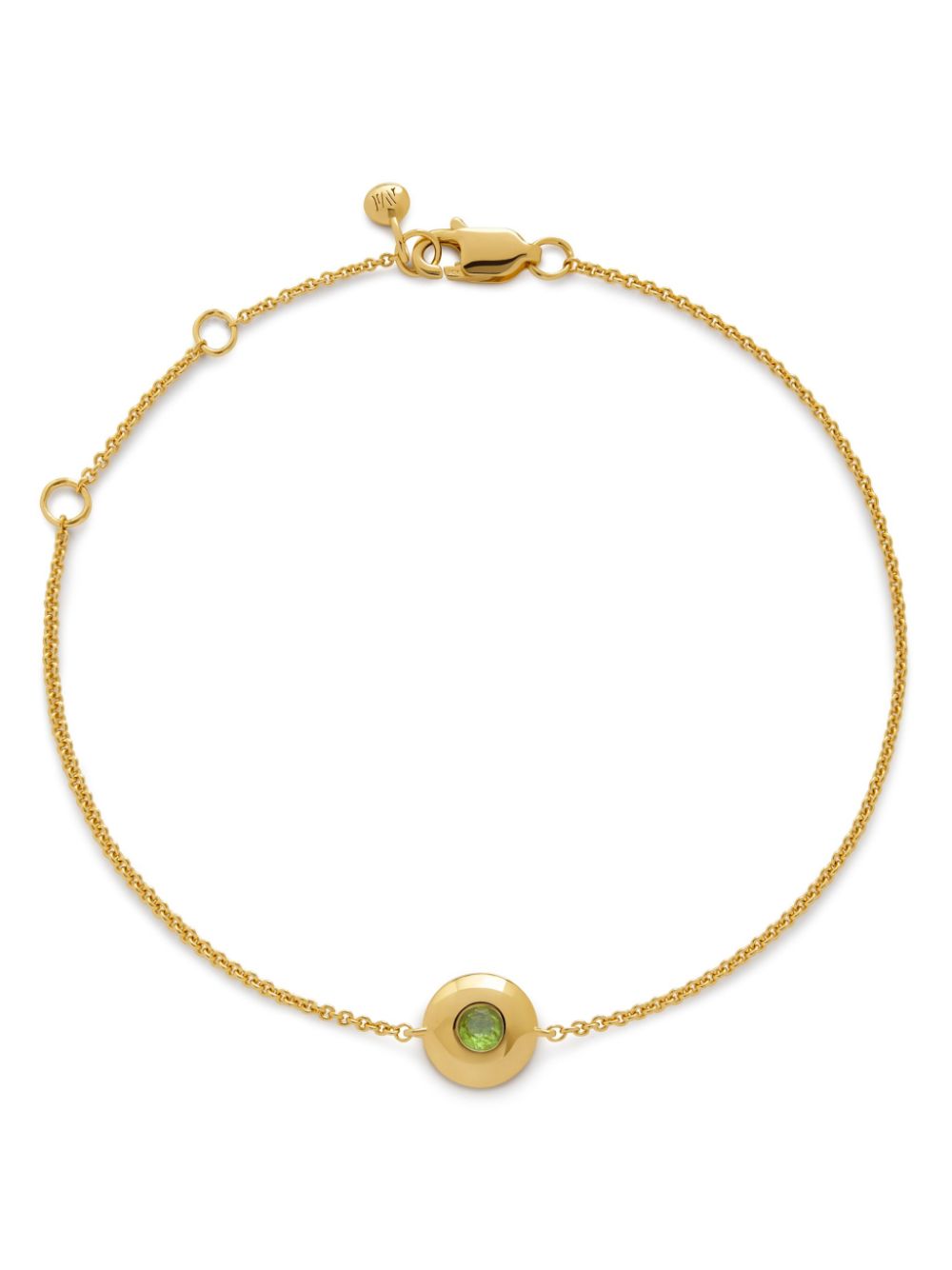 Monica Vinader 18kt yellow gold vermeil August Birthstone bracelet