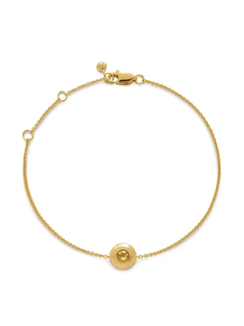 Monica Vinader 18kt gold vermeil November Birthstone bracelet