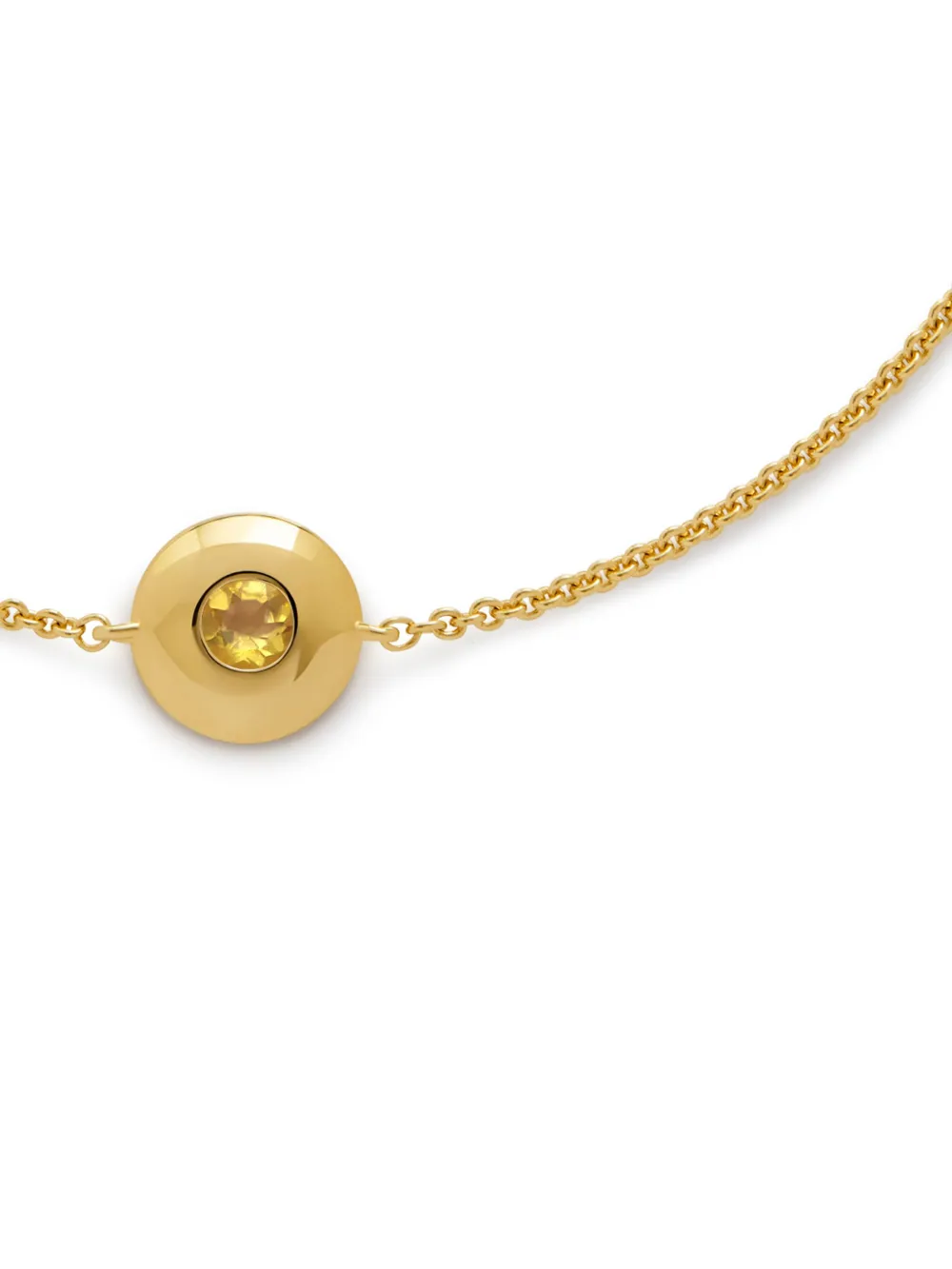 Monica Vinader 18kt gouden vermeil November geboortesteen armband