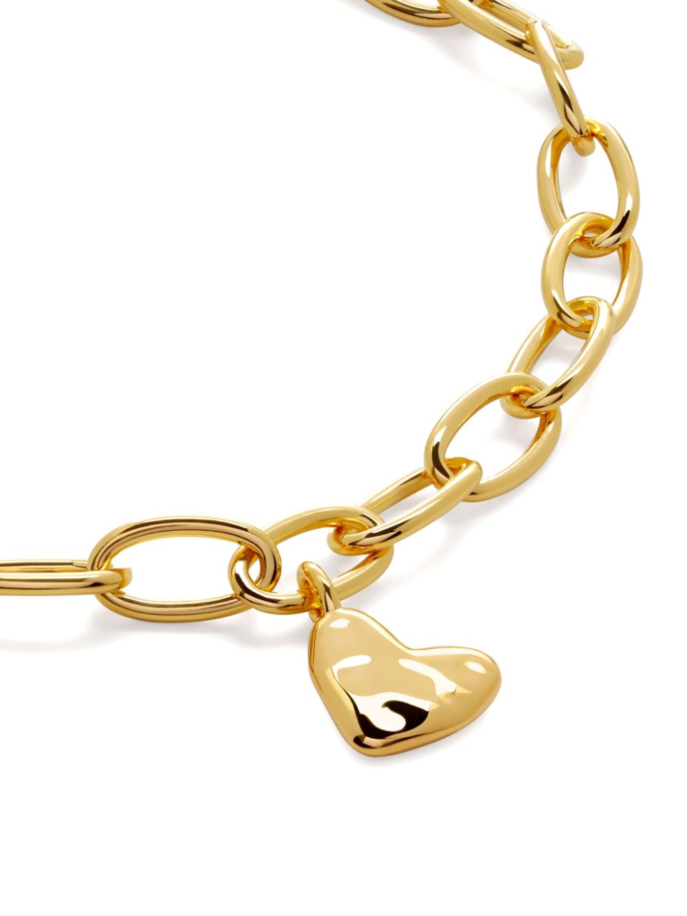 Monica Vinader Heart Charm bracelet - Goud