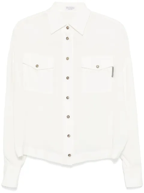 Brunello Cucinelli camisa de seda