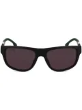 Lacoste geometric-print sunglasses - Black