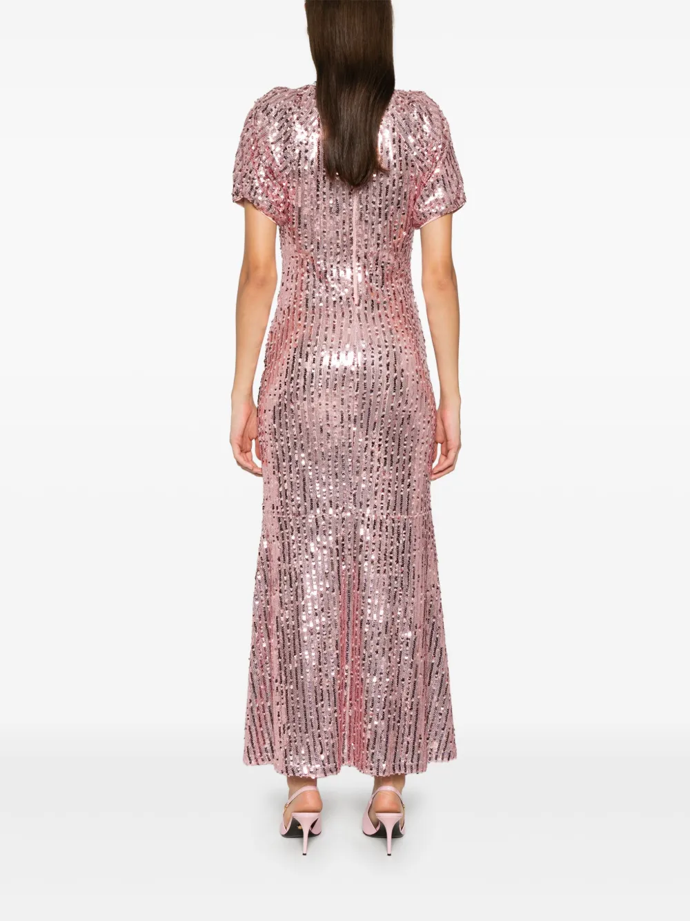 Cheap ROTATE BIRGER CHRISTENSEN sequin-embellished V-neck midi dress Women