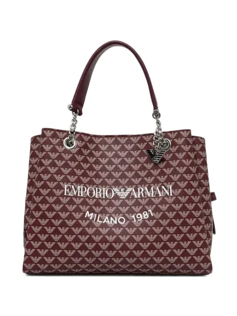 Emporio Armani logo-print tote bag 