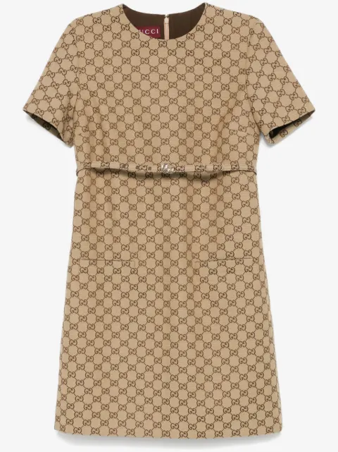 Gucci vestido corto GG Supreme