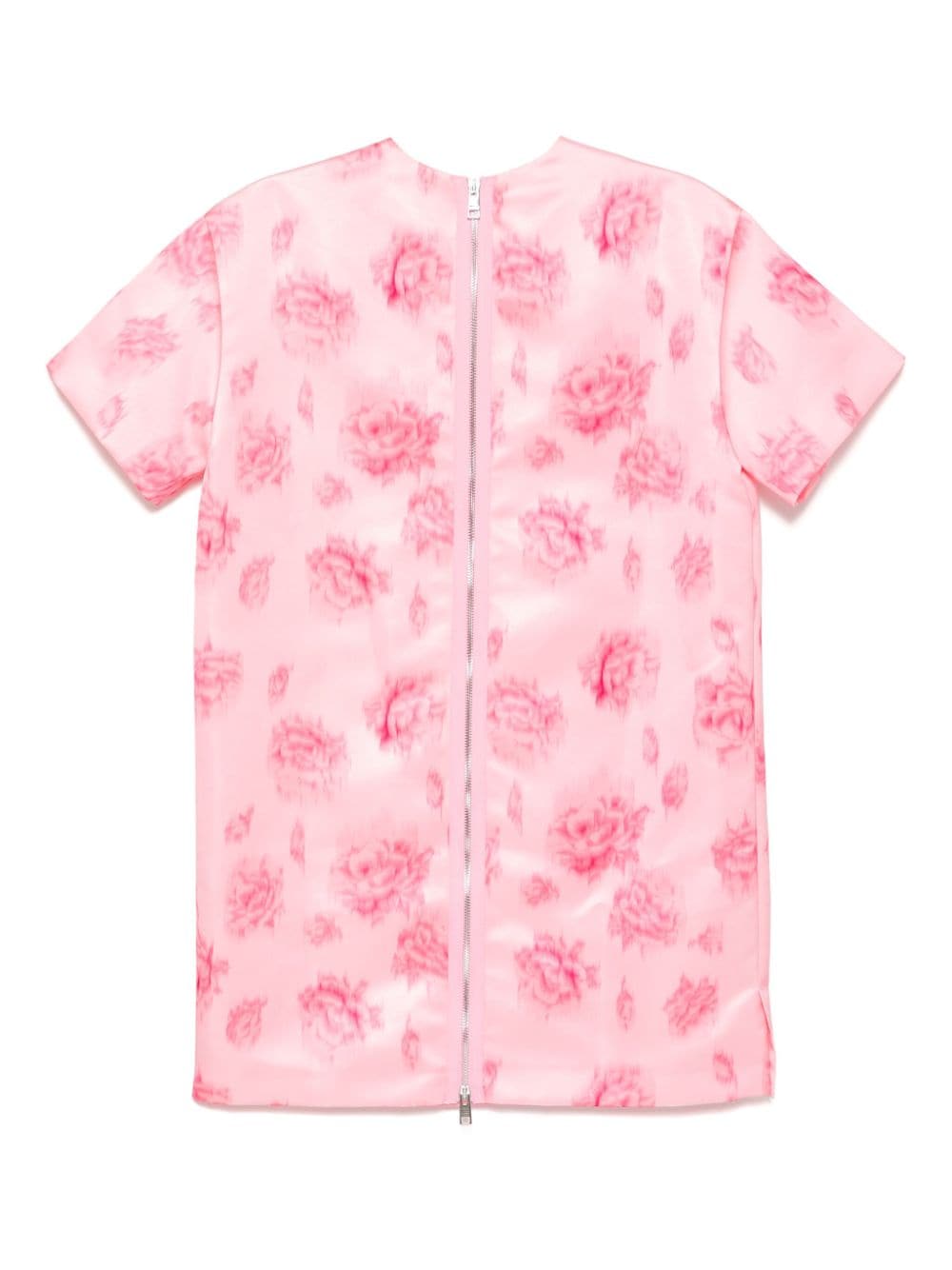 MSGM Jurk met bloemenprint - Roze