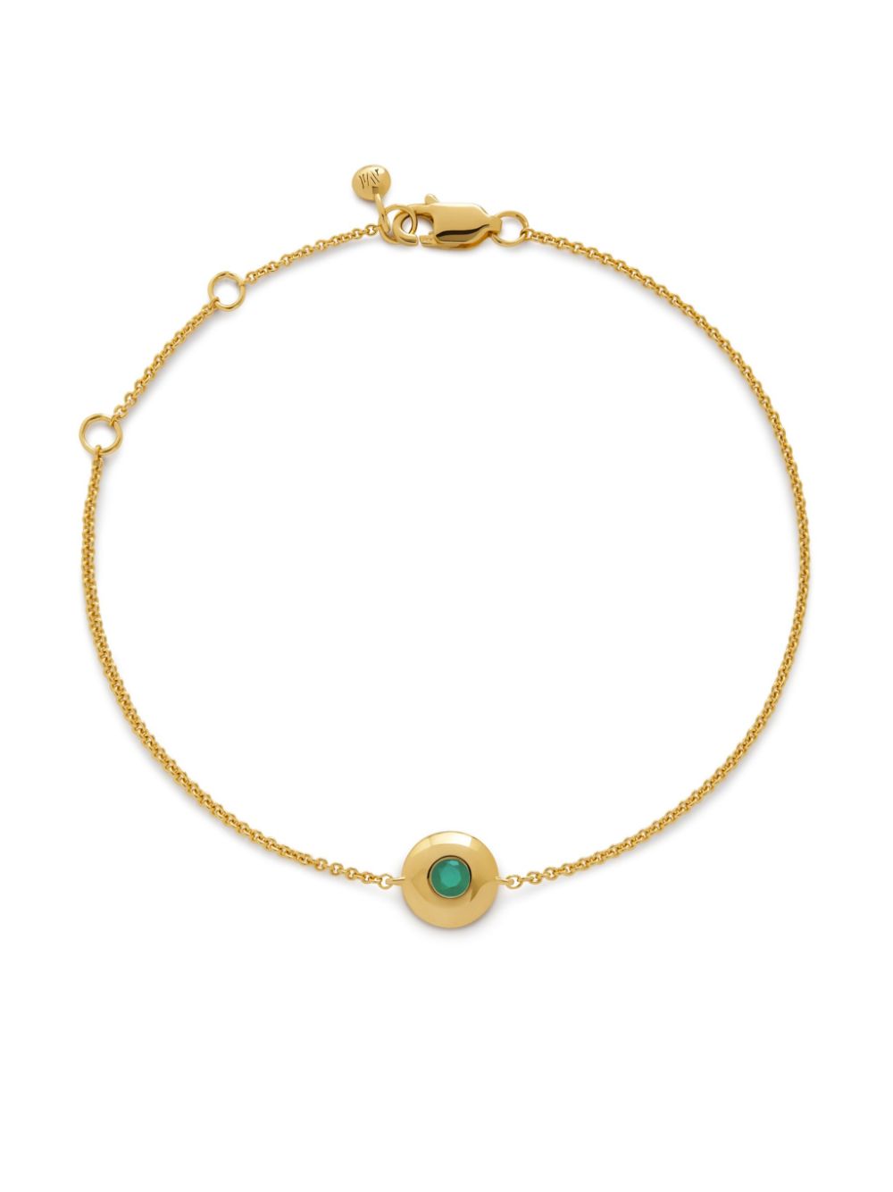 Monica Vinader 18kt yellow gold vermeil May Birthstone bracelet