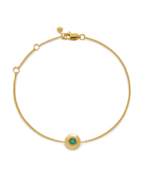 Monica Vinader 18kt yellow gold vermeil May Birthstone bracelet