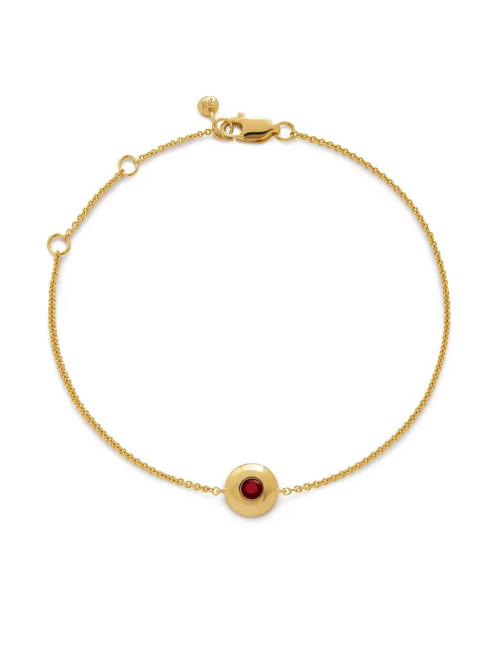 Monica Vinader pulsera January Birthstone | dorado | Image 1