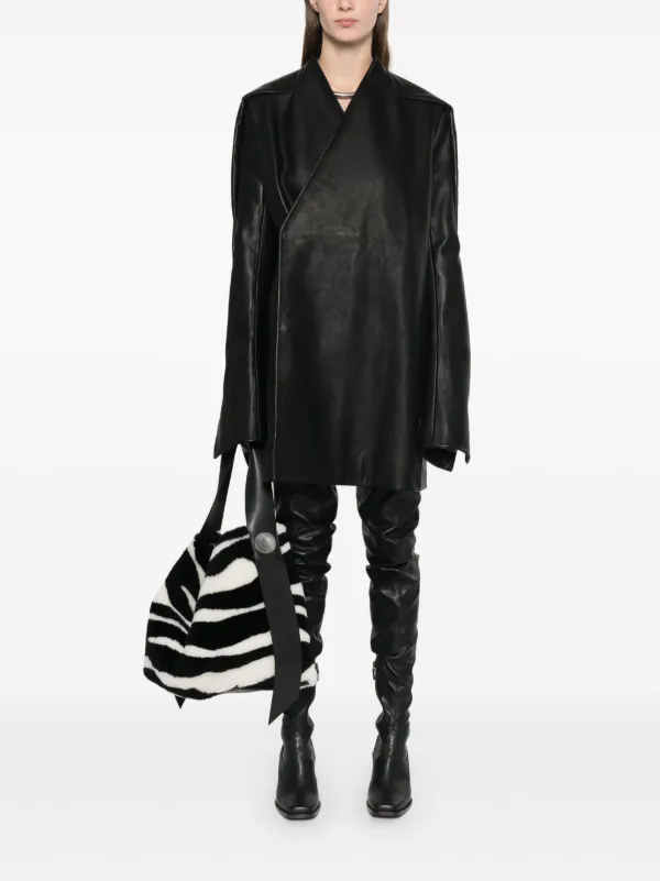 期間限定のお買い得商品 Rick Owens FARFETCH | Black | Coat Officer ジャケット・アウター