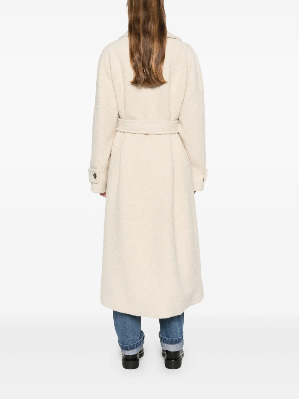 Herno Bouclé jas Beige