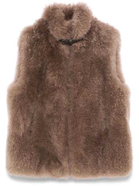 Brunello Cucinelli shearling gilet Women