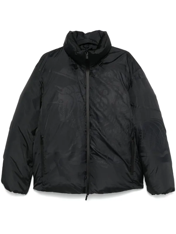 Burberry Equestrian Knight パデッドジャケット | ブラック | FARFETCH JP