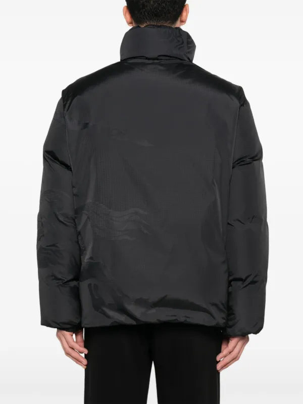 Burberry Equestrian Knight パデッドジャケット | ブラック | FARFETCH JP