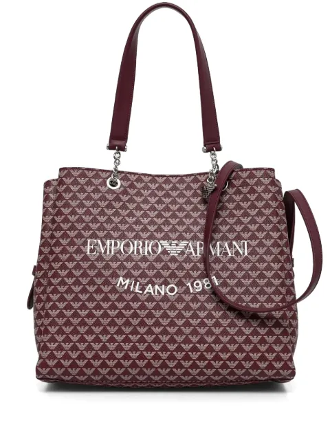 Emporio Armani logo-print tote bag Women