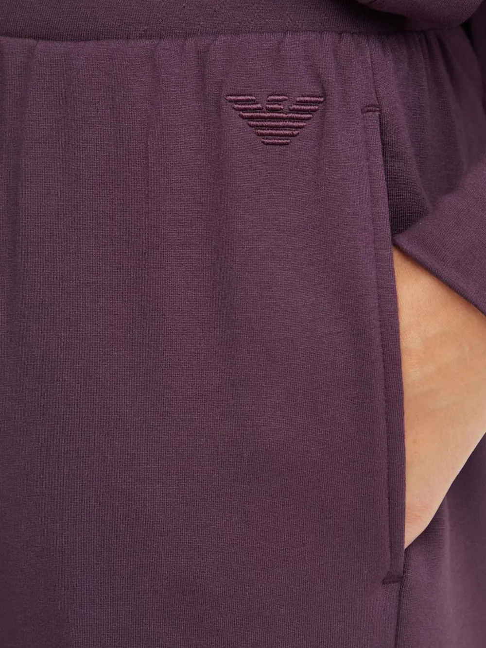 Emporio Armani Broek met trekkoord Paars