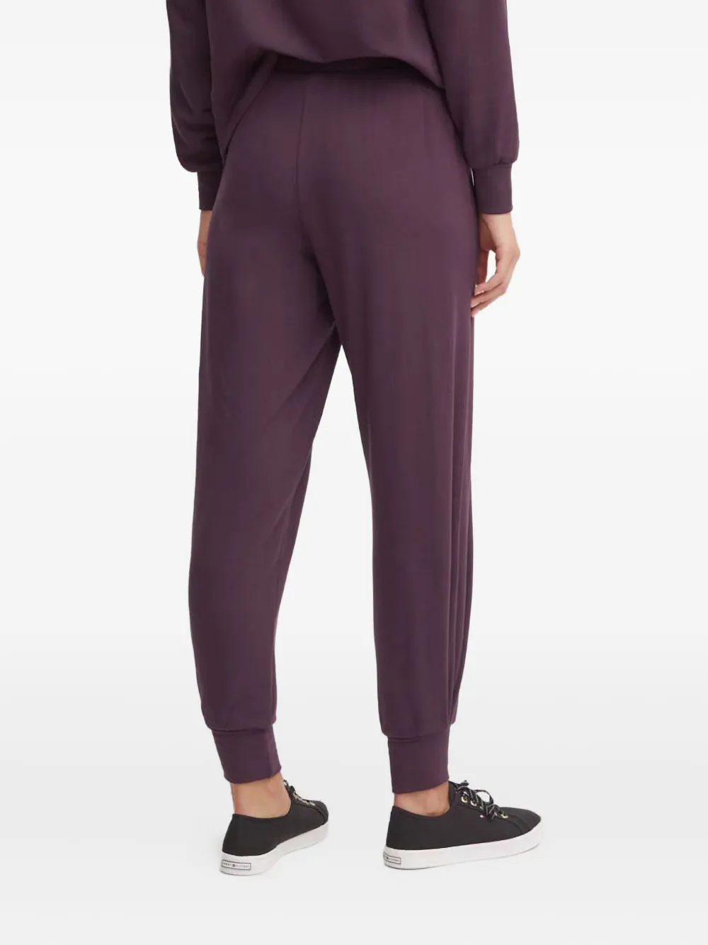 Emporio Armani Broek met trekkoord Paars