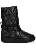 Emporio Armani quilted snow boots - Black