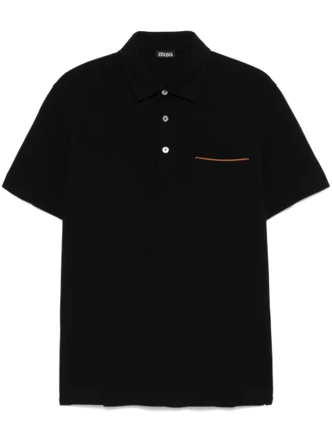 Zegna cotton polo shirt