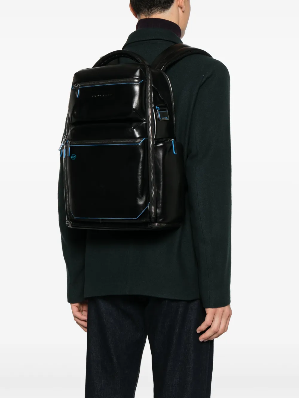 PIQUADRO Personalizable rugzak Zwart