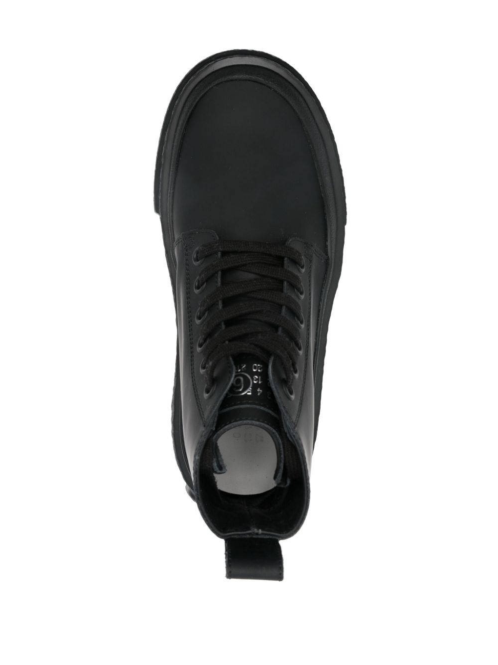 MM6 Maison Margiela Leren sneakers Zwart