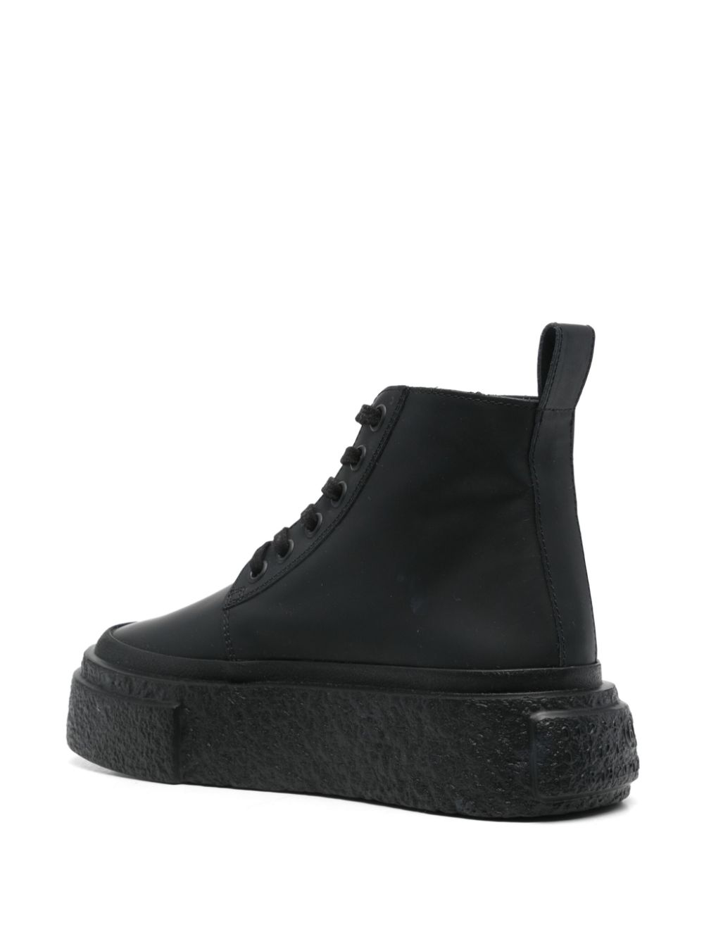 MM6 Maison Margiela Leren sneakers Zwart