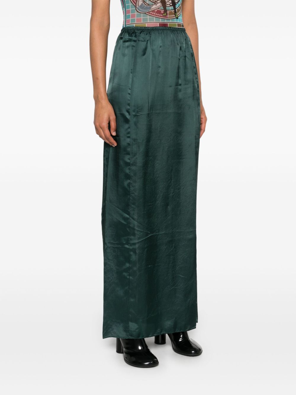 MM6 Maison Margiela satin maxi skirt Women