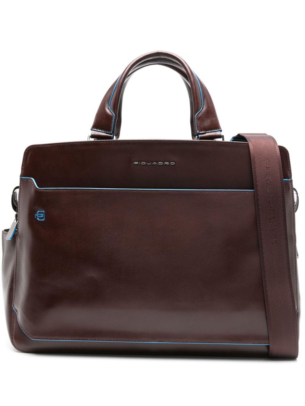 PIQUADRO LEATHER LAPTOP BAG 