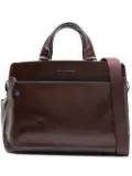 PIQUADRO leather laptop bag - Brown
