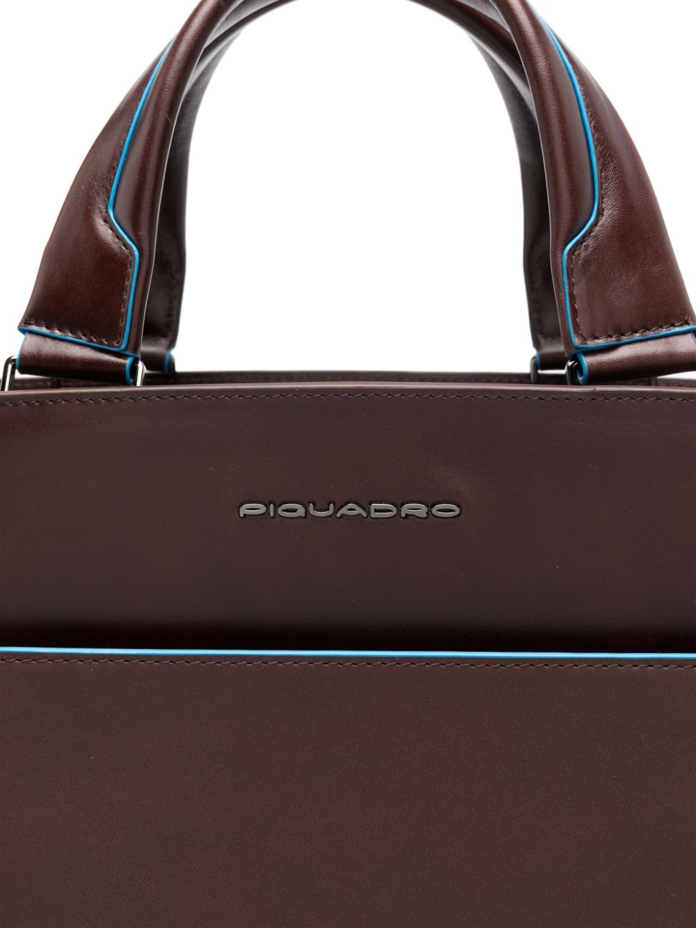 PIQUADRO LEATHER LAPTOP BAG 