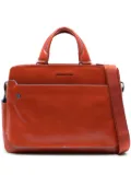PIQUADRO leather laptop bag - Orange