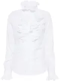 Giambattista Valli ruffle shirt - White